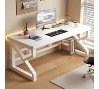 Bureau Gaming Informatique for Télétravail, Bureau de Direction, Table de Jeu for Ordinateur Portable, for Un Coin Travail, Une Chambre Ou Un Balcon