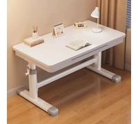 Bureau Gaming Ordinateur avec Tiroirs, Table écriture Réglable, Bureau for la Maison Ou L'école, Chambre, for Écrire, Faire Ses Devoirs Ou Jouer Aux Jeux VidéO