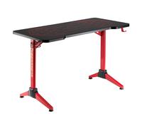 Bureau de Gaming RGB Led Noir grand 100kg max hauteur 760 mm, NanoRS RS163