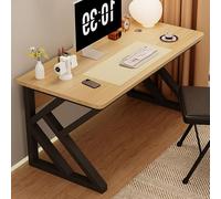 Bureau Gaming Ordinateur Style Ferme, Bureau de Direction Robuste avec Gestion des Câbles, Poste de Travail for Écrire, Travailler à Domicile