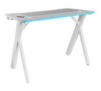Bureau Gaming RGB MGD100RGB Blanc Tapis de Souris XXL Supports Externes 100cm