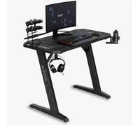 Bureau Gaming - SENSE7 - Nomad Cybernetic - 120x60 cm - Crochet pour casque - Porte-gobelet