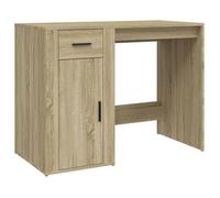 Bureau - GOTOTOP - M3246 - Chêne sonoma - 100x49x75 cm - 1 tiroir - Bois d'ingénierie