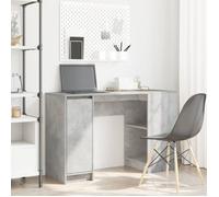 vidaXL Bureau gris béton 120x42x76 cm bois d ingénierie