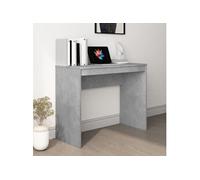 vidaXL Bureau Gris béton 90x40x72 cm Bois d'ingénierie 800382