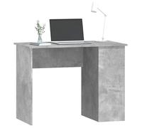 Bureau Gris, CLOUD, Table à écrire, Pour 1 personne, Gris béton 100x55x75 cm ,bois d'ingénierie BBB530
