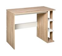 bureau HOMCOM Bois 100x44x74cm Beige