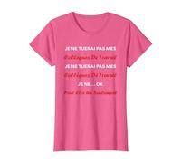 Bureau Humour Je ne tuerai Pas Mes collègues de Travail T-Shirt
