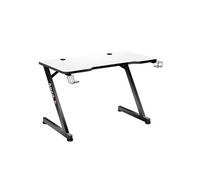 Bureau Huzaro Hero 2.5 Blanc Noir Aluminium 120 x 60 cm