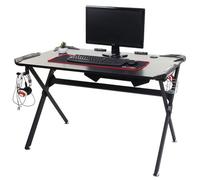 Bureau HWC-F11, table d'ordinateur, bureau de jeunesse, jeu en ligne, 120x75cm noir