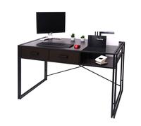 Bureau MENDLER HWC-H91, bureau bureau informatique, industriel 76x120x70cm brun foncé Marron G