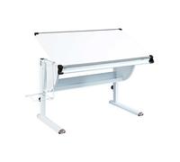 Inter Link Bureau Matts 3 en 1, 118 x 63-93 x 73 cm, blanc