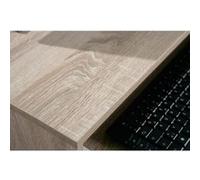 Bureau Informatique à Roulettes "Tao" 80cm Chêne Marron G