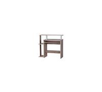 Bureau informatique avec rangements 94x49x91 cm naturel