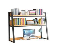 Bureau Informatique Bureau d'ordinateur Pliable, Bureau d'étude, échelle réglable en Bois à 2 Niveaux, étagère d'affichage pour Ordinateur de Bureau, Support Multifonction pour dortoir à dom