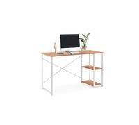 Bureau informatique / bureau Easy Up2 avec étagère blanc/chêne