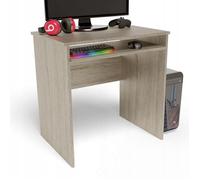 Bureau Informatique Chêne de Sonoma - Table d'ordinateur Style contemporain - 70 x 51 x 76 cm