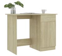 Bureau Informatique - CLOUD - Chêne sonoma - 100x50x76 cm - Bois d’ingénierie LL16027