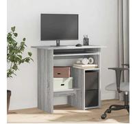 Bureau Informatique - CLOUD - Sonoma gris - 80x45x74 cm - Bois d'ingénierie LL147096