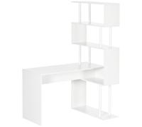 Bureau Informatique Design Contemporain Avec Bibliothèque Zig Zag