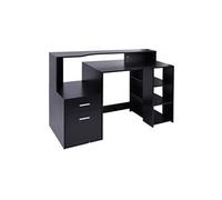 Bureau informatique 137 L x 55 l x 92 H cm noir