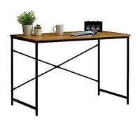 Bureau IZEDA avec Structure en métal et Plateau en Fibres de Bois Couleur chêne Sauvage
