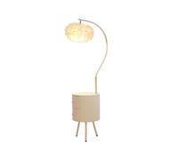 Bureau Lampadaire avec table et tiroirs, lampe de bureau | avec port USB et 3 LED de température de couleur