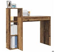 Bureau Marron, CLOUD, Table à écrire, Pour 1 personne, Bois Ancien 100x40x90 cm ,bois d'ingénierie BBB888