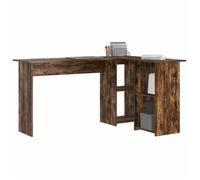 Bureau Marron, CLOUD, Table à écrire, Pour 1 personne, Chêne fumé 142x102x73 cm ,bois d'ingénierie BBB870