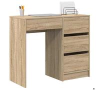 Bureau Marron, CLOUD, Table à écrire, Pour 1 personne, Chêne Sonoma 90x37,5x75 cm ,bois d'ingénierie BBB1020