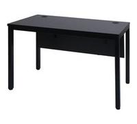Bureau MENDLER HWC-E94, table de bureau informatique 120x60cm noir Noir G