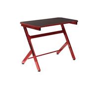 Bureau Métallique Noir et Rouge - GAMING -