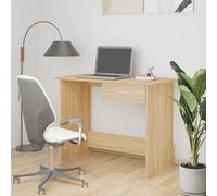 Vidaxl Bureau Chêne Sonoma 100 X 50 X 76 Cm Aggloméré