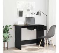 Vidaxl Bureau Chêne Noir 100 X 50 X 76 Cm Bois D'ingénierie