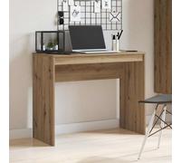 Bureau Meuble de Travail Écriture Ordinateur Chêne Sonoma Bois Ingénierie vidaXL