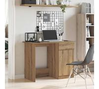 vidaXL Bureau chêne artisanal 100x50x76 cm bois d'ingénierie Marron