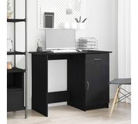 vidaXL Bureau Design contemporain Chêne noir 100×50×76 cm 1 tiroir