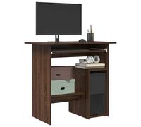Bureau Chêne marron 80x45x74 cm Bois d'ingénierie
