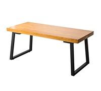 Bureau Minimaliste en Bois Massif métal, Bureau à Domicile/Table de conférence, Facile à Installer à Nettoyer (Couleur A 200 x 80 x 75 cm)
