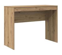 Bureau moderne en bois d'ingénierie - vidaXL - Chêne artisanal - 100x40x76 cm - Compact - Résistant - Rangement ample