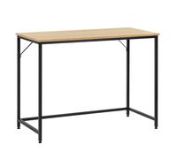 Bureau moderne pour jeunes 100 × 50 × 76 cm - Table industrielle style loft aspect bois