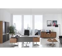 Bureau moderne Set de chambre Office Aménagement complet Set de meubles Table Commode 3pcs