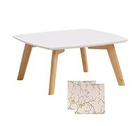 Bureau multifonction en bois pour ordinateur portable - Table de lit et table basse au design naturel simple pour bureau à domicile, salon, largeur réglable (48/60/70 cm)