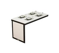 Bureau mural flottant avec plateau rabattable, bureau compact multifonction pour cuisine, salle d'étude ou balcon, parfait pour l'écriture et les travaux légers