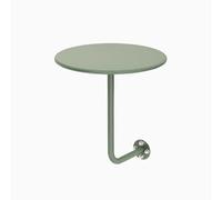 Bureau mural flottant moderne - Table de salle à manger ronde élégante pour petits espaces dans un café, restaurant, bar et maison - Design élégant en fer vert clair