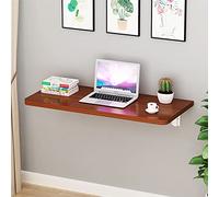 Bureau mural flottant pliable pour ordinateur portable, station de travail compacte et peu encombrante, bureau mural réglable, bureau d'ordinateur pliable polyvalent, parfait pour le bureau à domicile