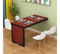 Bureau mural flottant pliable - Solution d'économie d'espace pour les petits espaces, les loisirs créatifs, le pliage du linge, le travail et la table de salle à manger