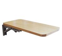 Bureau mural flottant pour économiser de l'espace pour cuisine, salle à manger, maison, bureau et apprentissage, bibliothèque pliable en bois, 50,8 x 30,5 cm, station de travail pour ordinateur