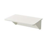 Bureau mural pliable au design de feuilles d'automne - Établi multifonction peu encombrant - Table pliante blanche pour les petits espaces (50 x 70 cm)