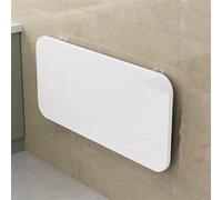Bureau mural pliable compact pour petits espaces - Espace de travail élégant pour salle à manger, chambre, cuisine, étude ou buanderie (70 x 40 cm) - Solution gain de place Beige